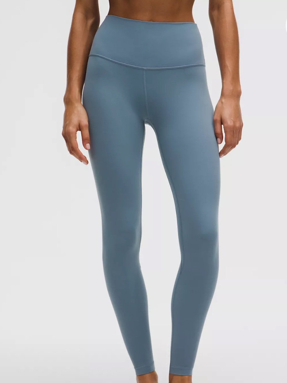 Women’s Lululemon Wunder Train High-Rise Tight Legging 25" baby blue size 8